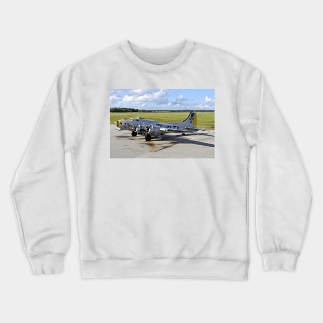 Liberty Belle B 17 Crewneck Sweatshirt by dltphoto